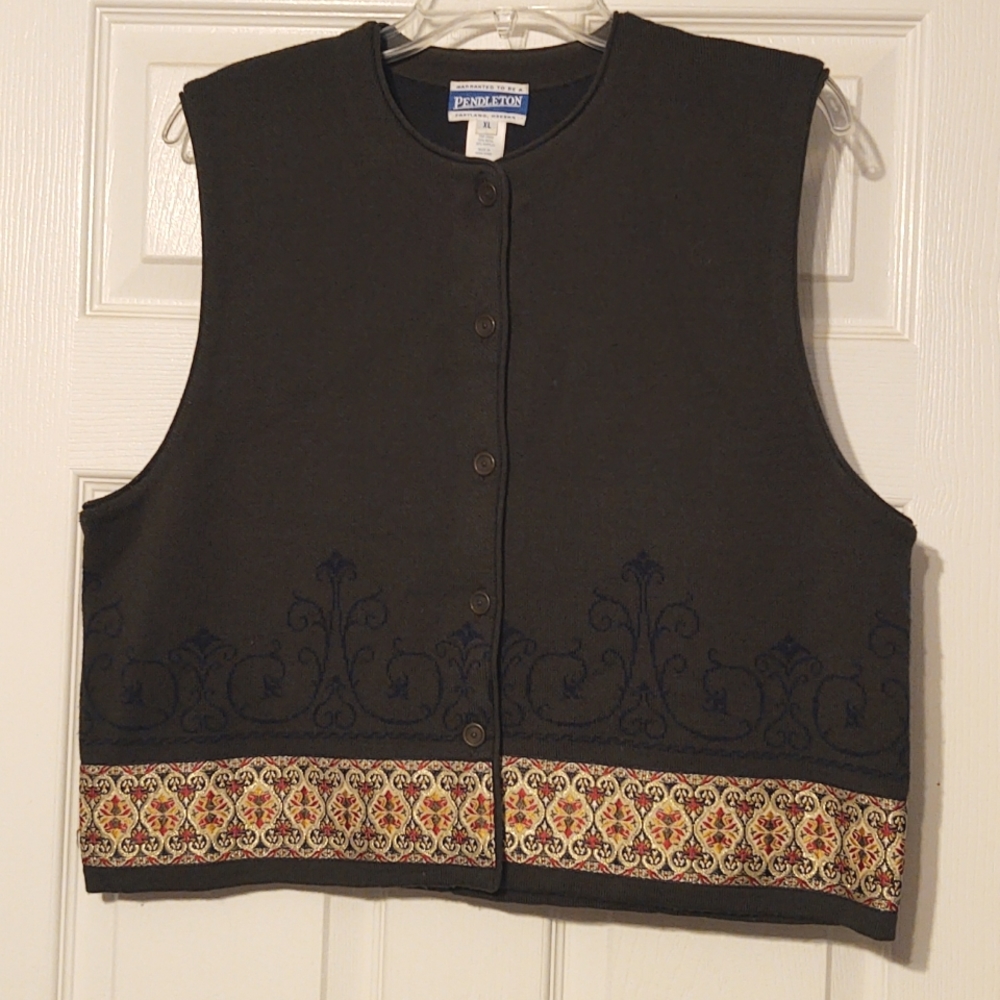 Pendleton Vintage Vest Size XL